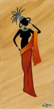 Load image into Gallery viewer, THE GOLDEN LADIES (1/3) - Earthy African art
