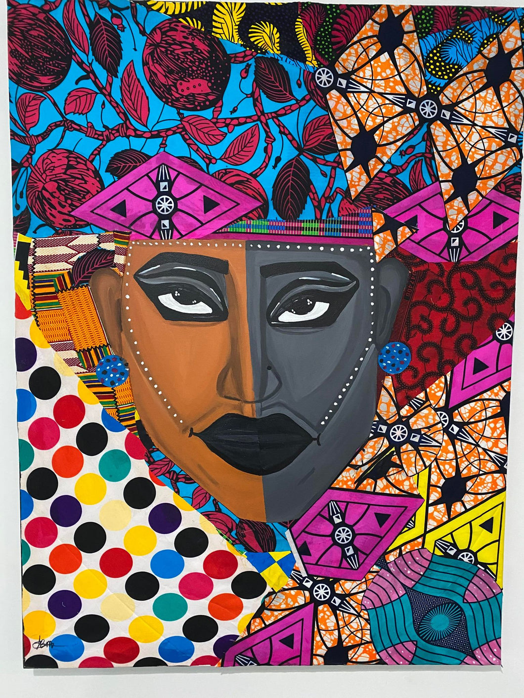 Incomplete - Vibrant African Artwork